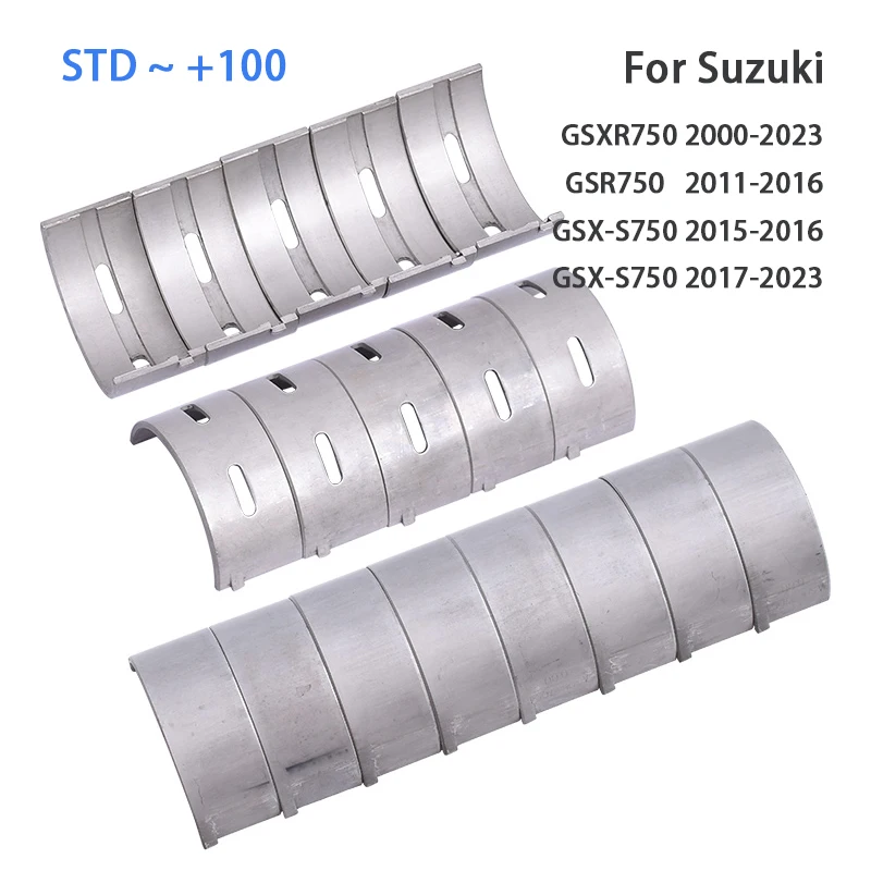 For Suzuki GSXR750 GSX-R750 GSXR 750 GSX-R 750 GSX-S 750 GSR 750 CC 33~32 MM Connecting Rod 32~31.5 MM Crankshaft Bearing Kit