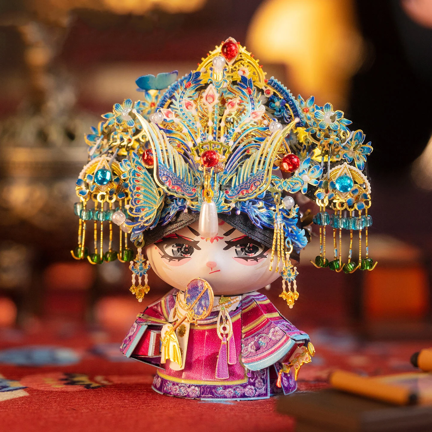 Nuevo rompecabezas de Metal 3D DIY la leyenda de Zhen Huan Mini kits de construcción de modelos montaje Hua Fei rompecabezas para niñas regalo de cumpleaños