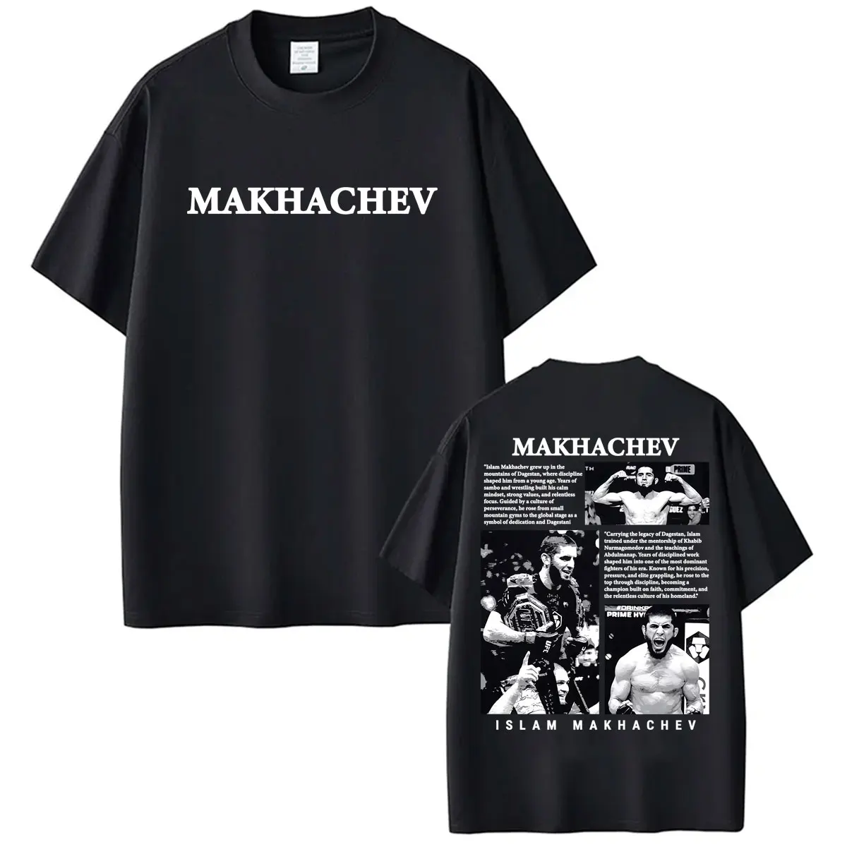 Limited Islam Makhachev Classic Graphic T-shirts Men Women Fashion Violence Aesthetic T Shirt Casual Cotton Short Sleeve T-shirt