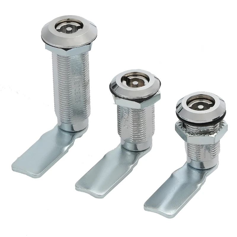 MS705 Longer Triangle Lock Electric Cabinet Box Lock Communication Cabinet Distribution Box Switch Cabinet Cam Lock With 1 Key