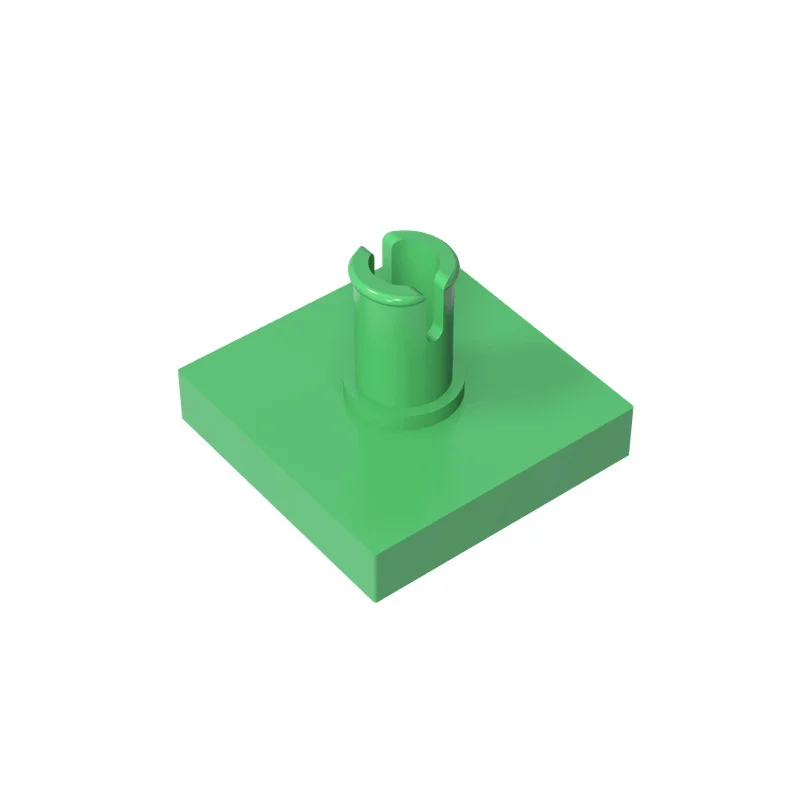 10 peças 2460 telha modificada 2x2 com pino bloco de construção acessórios moc compatíveis com tijolo crianças brinquedos caixa de presente