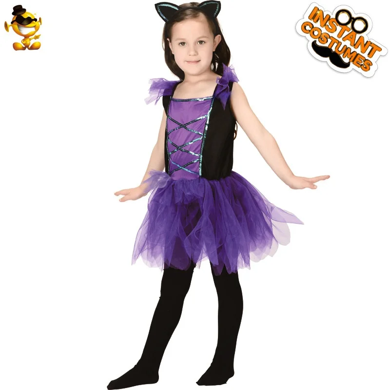 

Adorable Halloween Ballet Role Play Dance Skirt Children's Party Stage Costume Makeup Ball Girls' Costume Ethnic Wear