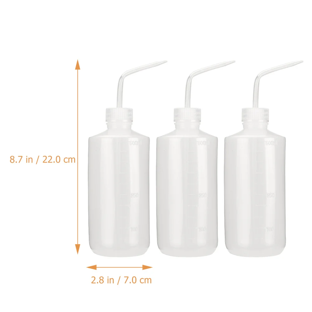 

3pcs Green Algae Bottle Long Spout Squeeze Bottles For Tattooing Water Cleaning Lab Supplies Multi-Function Washing Sterilizing