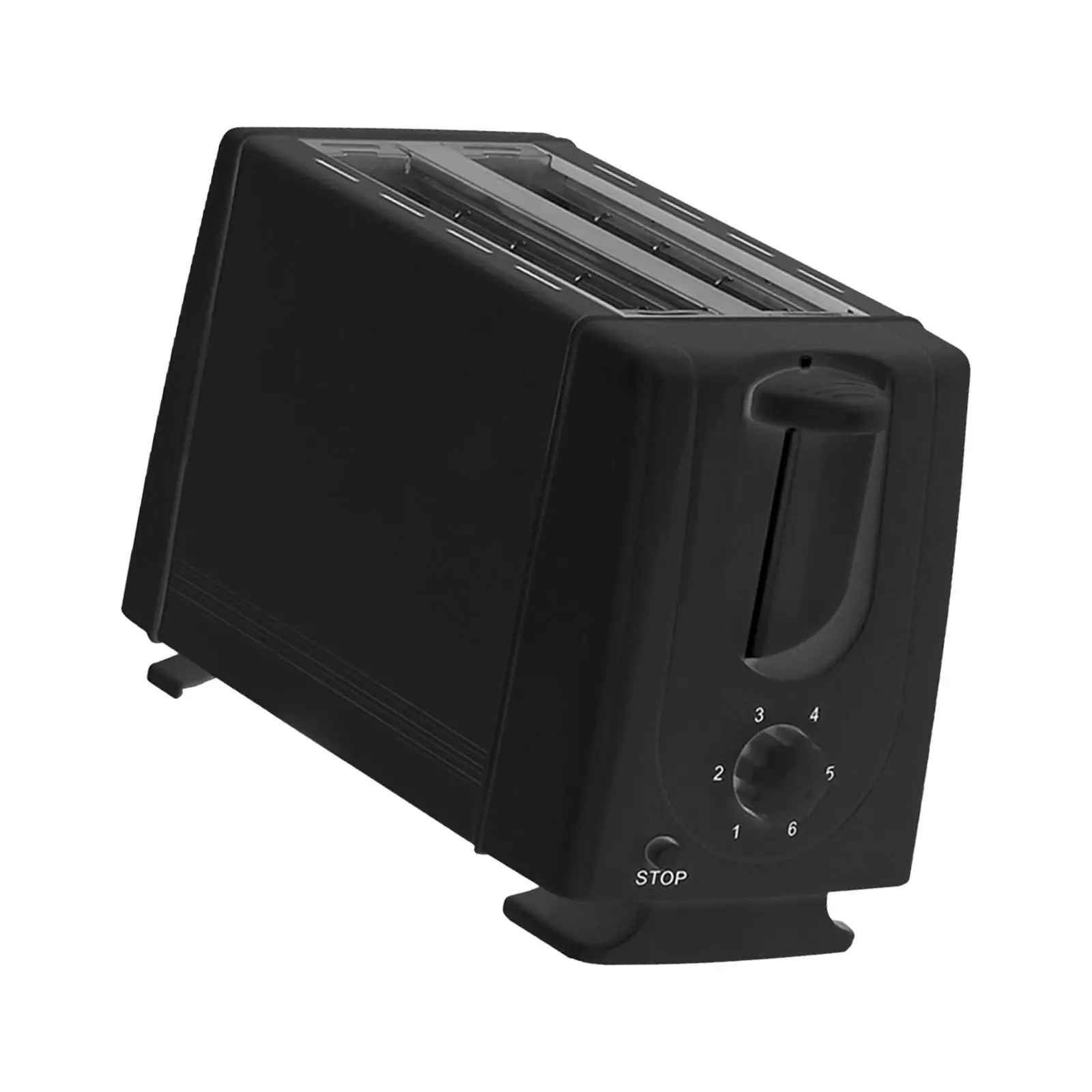 Compact Bread Toaster Oven for Kitchen Countertop Stainless Steel Electric 2 Slice Toaster with Auto Pop Up and