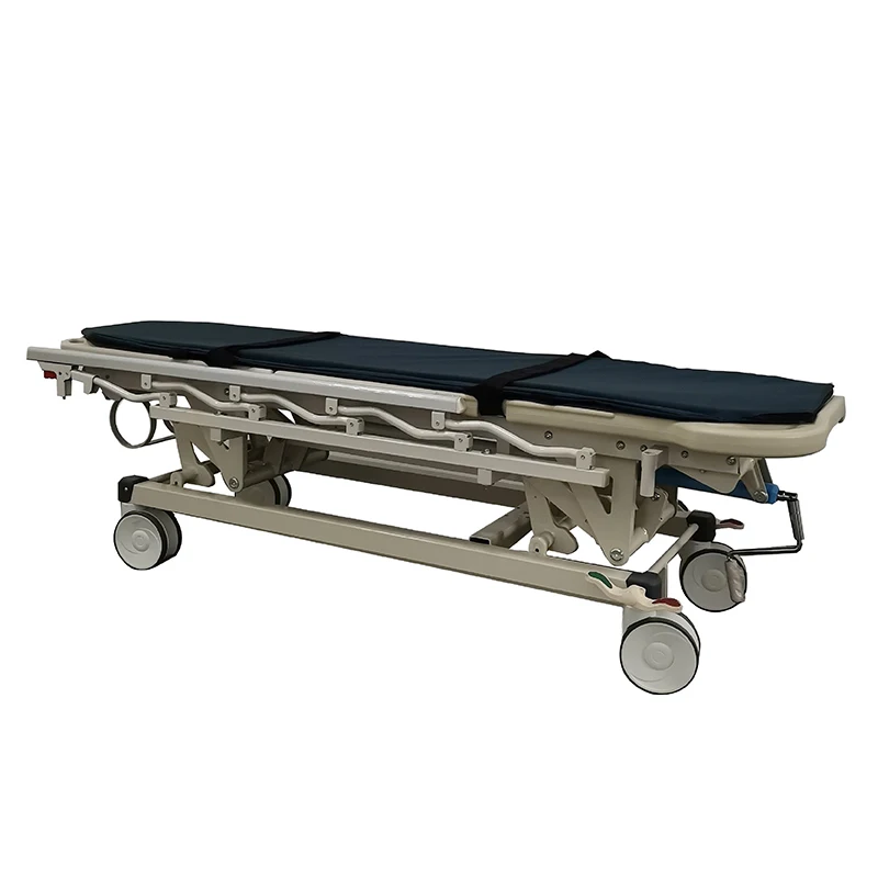 MN-SD006 Hospital Medical Equipment Patient Trolley Emergency Folding Patient Transfer Ambulance Stretcher