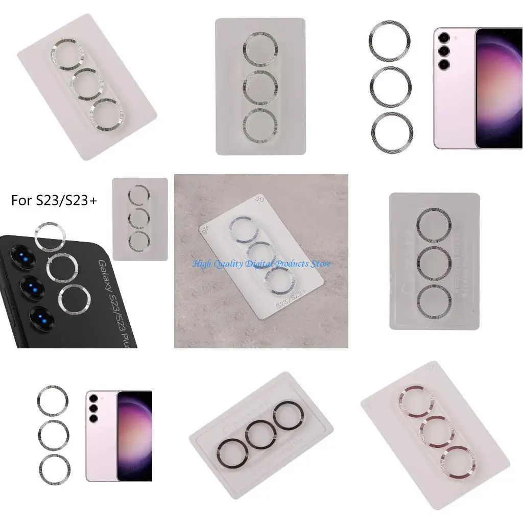 

U2JE Camera Lens Tempered Glass for SAMS23/S23+ Camera Cover Camera Lens Protector