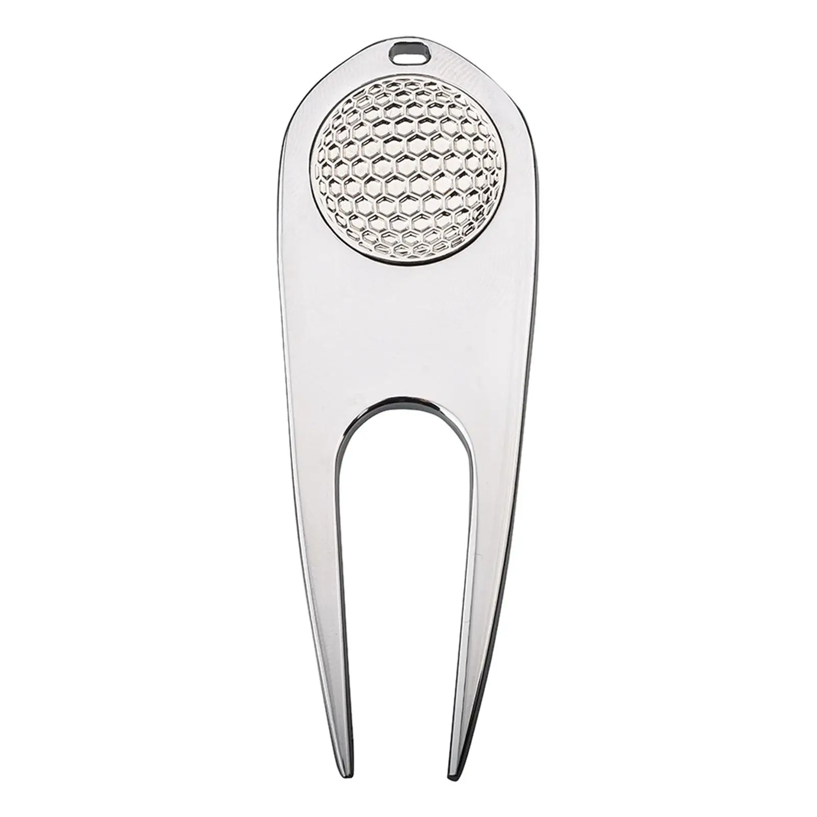 Golf Divot Tool Portable Fairway Repair Fork Groove Cleaner Green Fork per