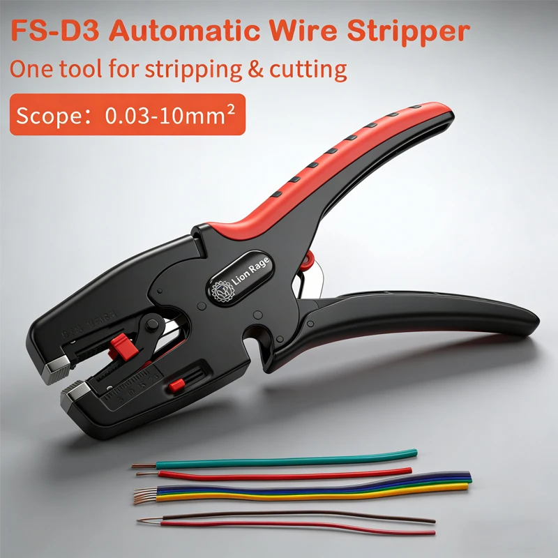 Image of 140g Leichter Automatischer Drahtabisolierer Multifunktionale Tragbare Crimpzange für Elektriker