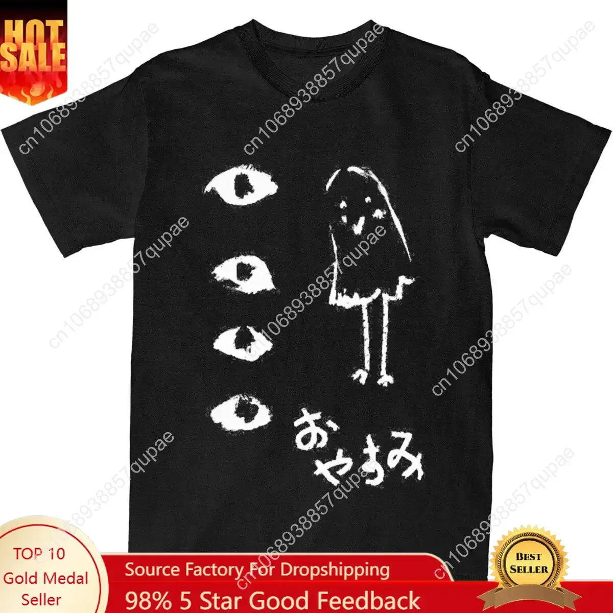 

Oyasumi Punpun Art Shirt Apparel Men Women Pure Cotton Awesome Goodnight Punpun Tees Short Sleeve Tops Summer