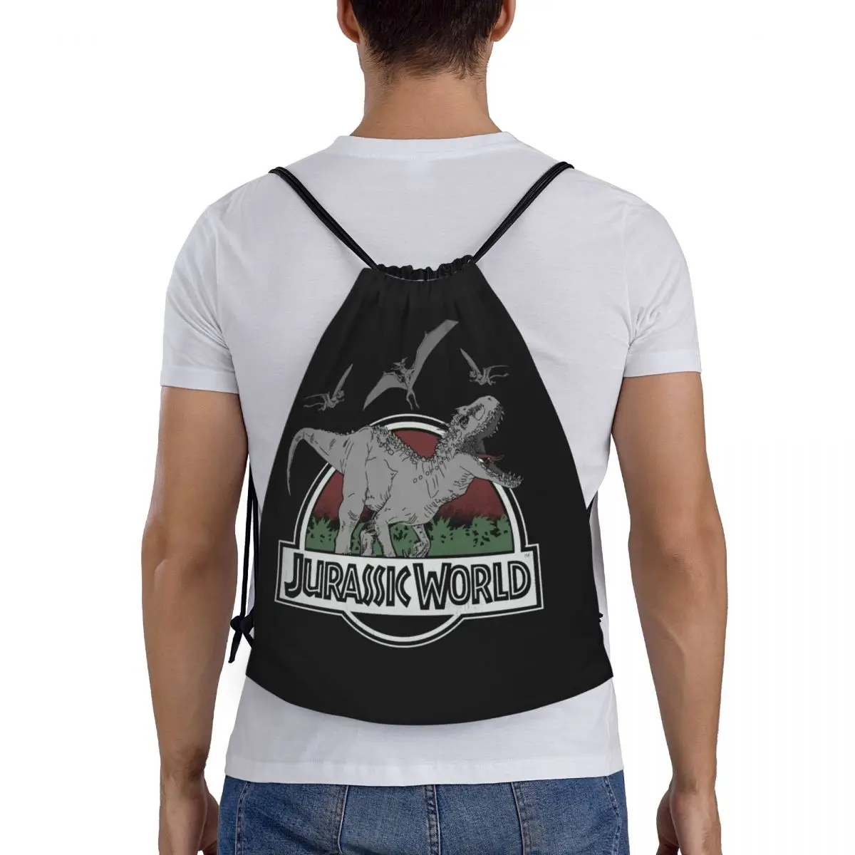 حقيبة ظهر رياضية برباط من Jurassic Park Indominus Roar حقيبة رياضية لليوجا