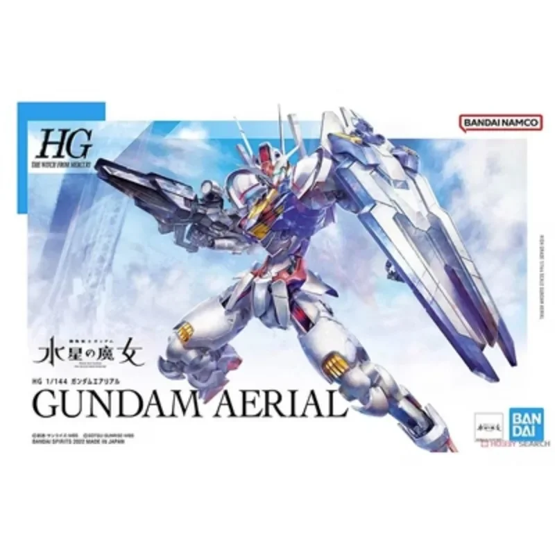 BANDAI Anime HG 1/144 XVX-016 GUNDAM AERIAL New Mobile Report  Assembly Plastic Model Kit Action Toys Figures Gift