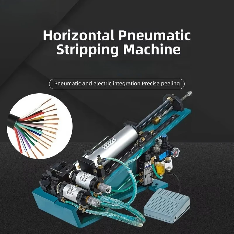 

【Brand new】TR-315 Horizontal Pneumatic Coaxial C le Twisting Stripping Machine Multi-Core Sheathed Wire C le Manufacturing Equip