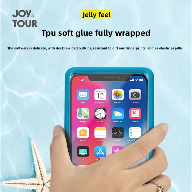 Waterproof Soft Silicone Case for Swimming Mobile Phone Sealed Touch Screen High Definition Camera Bag Durable Outdoor Gear
