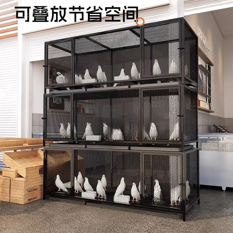 New encrypted chicken cage rabbit cage pigeon cage household extra large folding breeding chicken coop goose