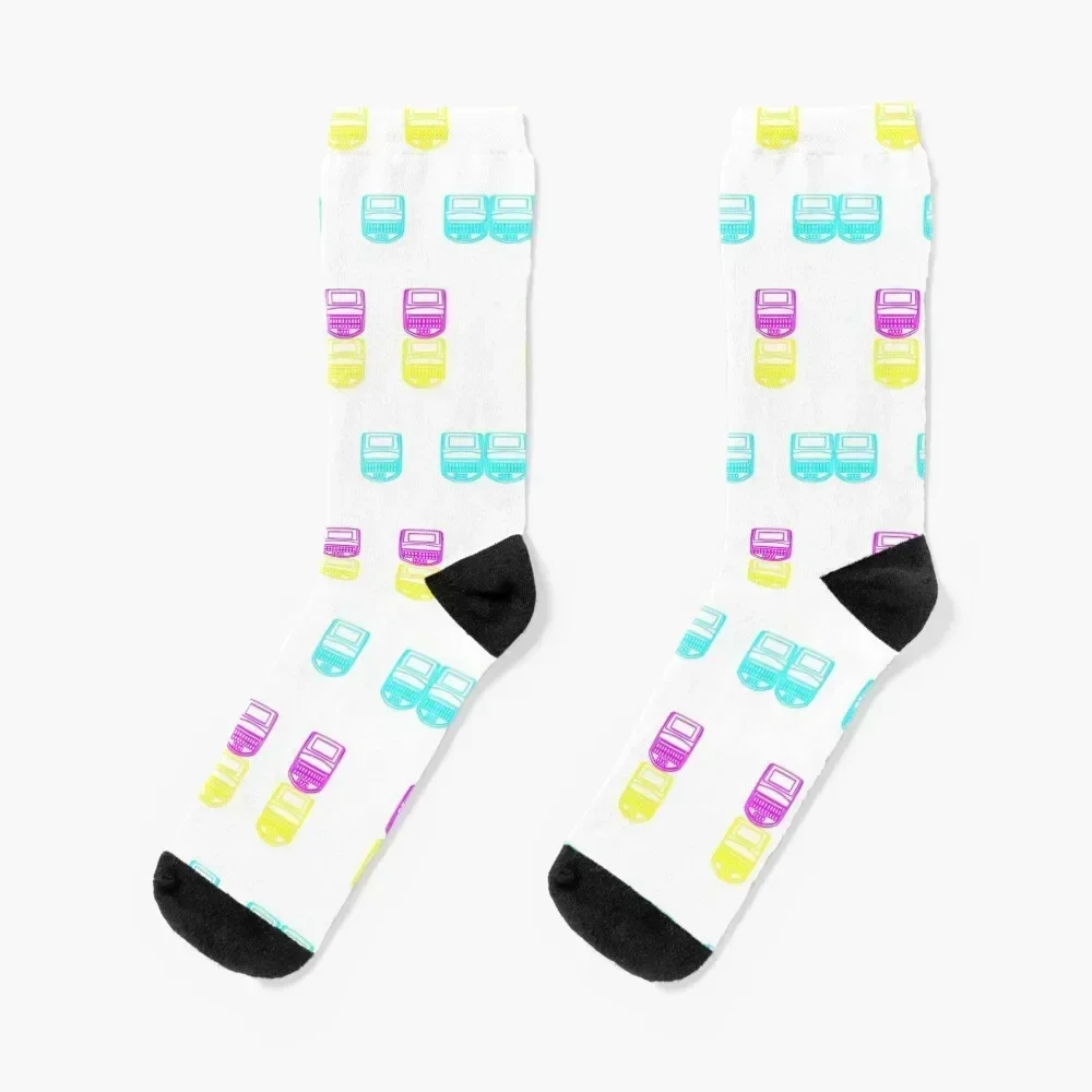 

Legal Grins Warhol-inspired neon steno machines Socks anime valentine gift ideas winter Non-slip Socks Women Men's