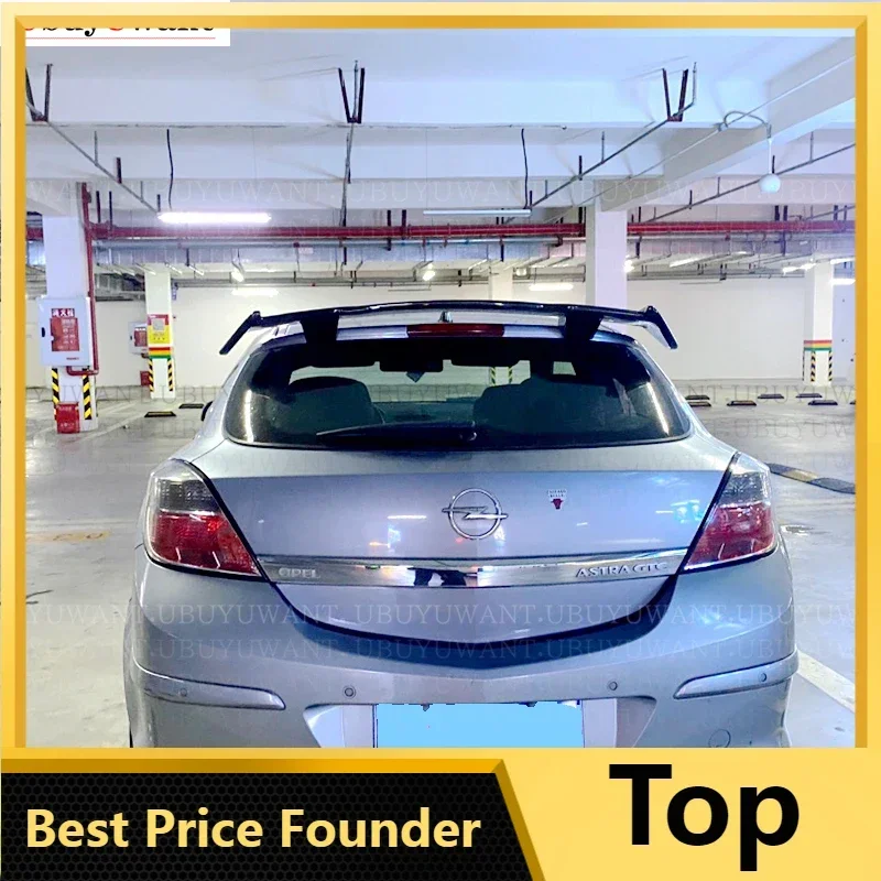 For OPEL / VAUXHALL ASTRA  H Spoiler ABS Material Car Tail Wing Decoration Primer Color Rear Spoiler 2004 - 2011 Car Accessories