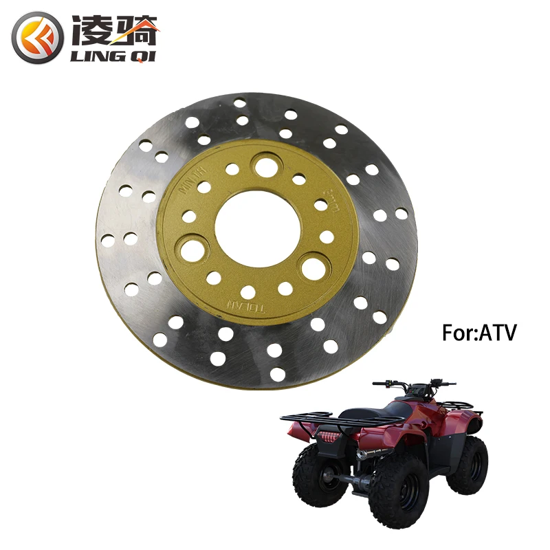 

LINGQI тормозная пластина, ротор мотоцикла, переднее колесо, тормозной диск для велосипеда, мотокросса, мопеда, скутера, внедорожника, велосипеда