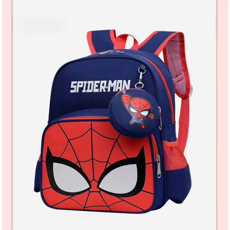 

New Marvel Disney Cartoon Lightweight Backpack Bags Anime Spiderman High Capacity Bag Unisex Cute Backpacks Birthday Gifts