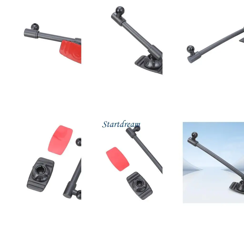 

Multiple surfaces Car Phone Mount 17mm Ball Head Adhesive Base Upgrades Universal conformity for Dashboard Windshield K92C