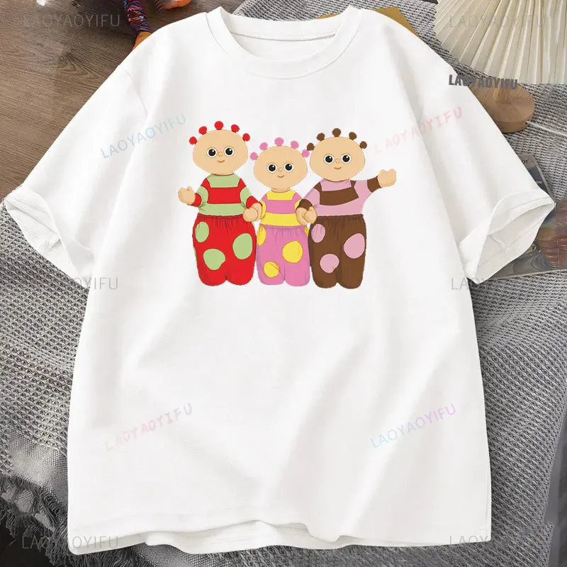 Makka Pakka Special TShirt In the Night Garden Cartoon Casual cotton T Shirt Short Sleeve Crewneck T-Shirt Original Clothing