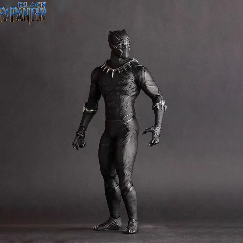 Marvel The Avengers Infinity War Action Figure Toys Black Panther Figurine Super Hero PVC  28cm Model Ornaments Gifts color box