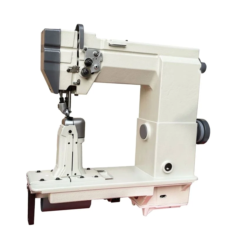

Semi-automatic single needle column bed shoe machine mechanical operation
