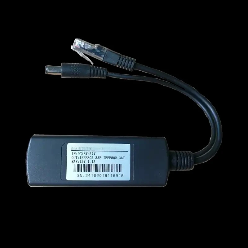 Standard POE Splitter Power Supply Module 48V 52V to 5V 9V 12V 18V 24V Gigabit POE Splitter