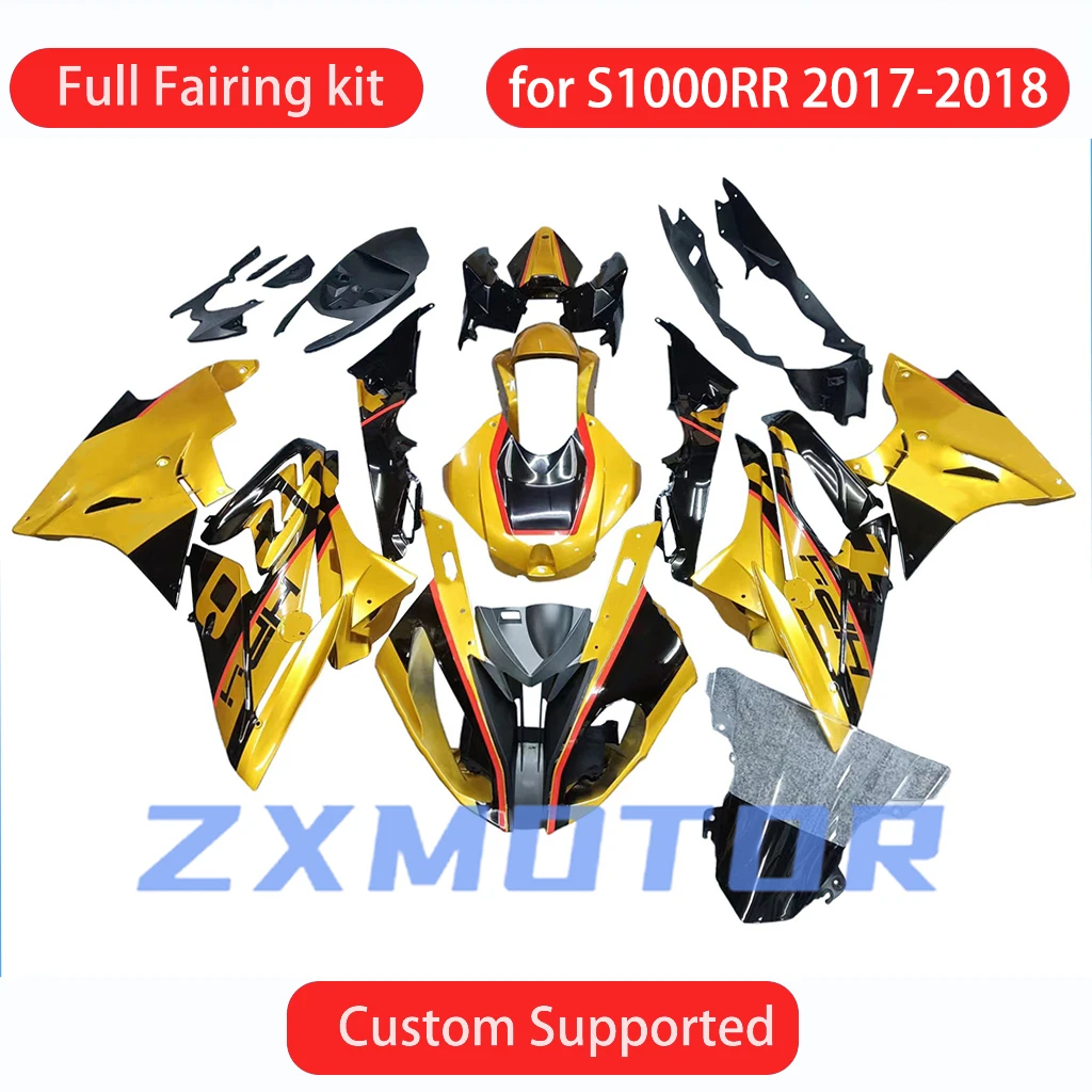 For BMW S1000RR 2017 2018 Rebuilding Fairing Kit S 1000RR 17 18 Customizable Motorcycle Accessories Fairings Set