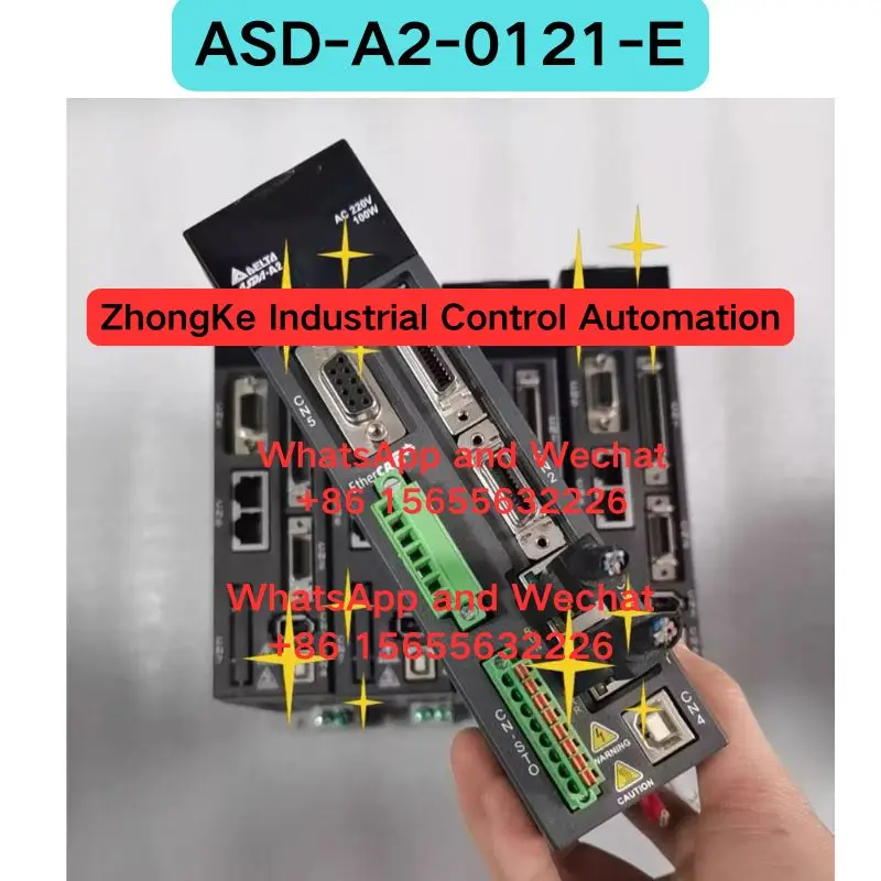 Used OEM disassembled parts Servo driver ASD-A2-0121-E Functional test OK Fast delivery