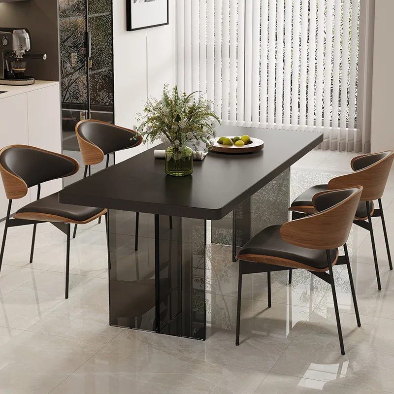 

Modern retro home living room dining table and chairs