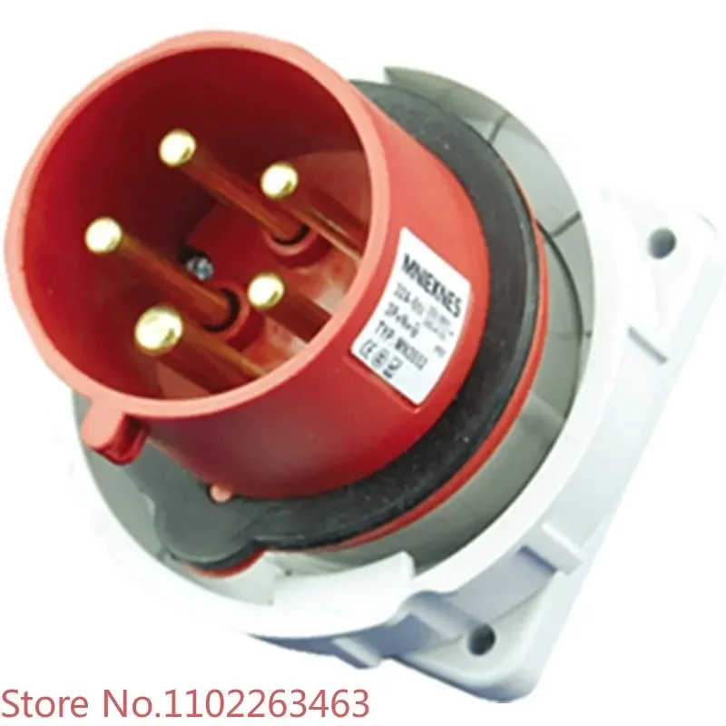 3-core, 4-pin, 5-hole Guoman MNIEKNES reverse waterproof industrial plug socket male socket female reverse plug IP67