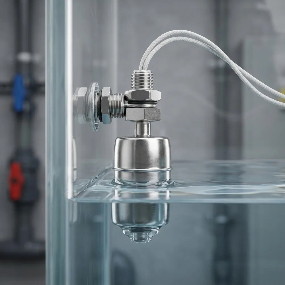 Stainless Steel Float Switch for Effective Water Level Control Suitable for Drainage and Electrical Applications