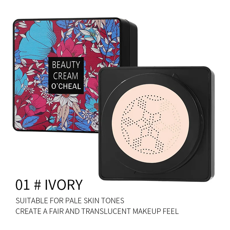 Base Makeup Cosmetics BB Cream Mushroom Head Air Cushion with Powder Puff Moisturizing Brightening Foundation Concealer CC Cream