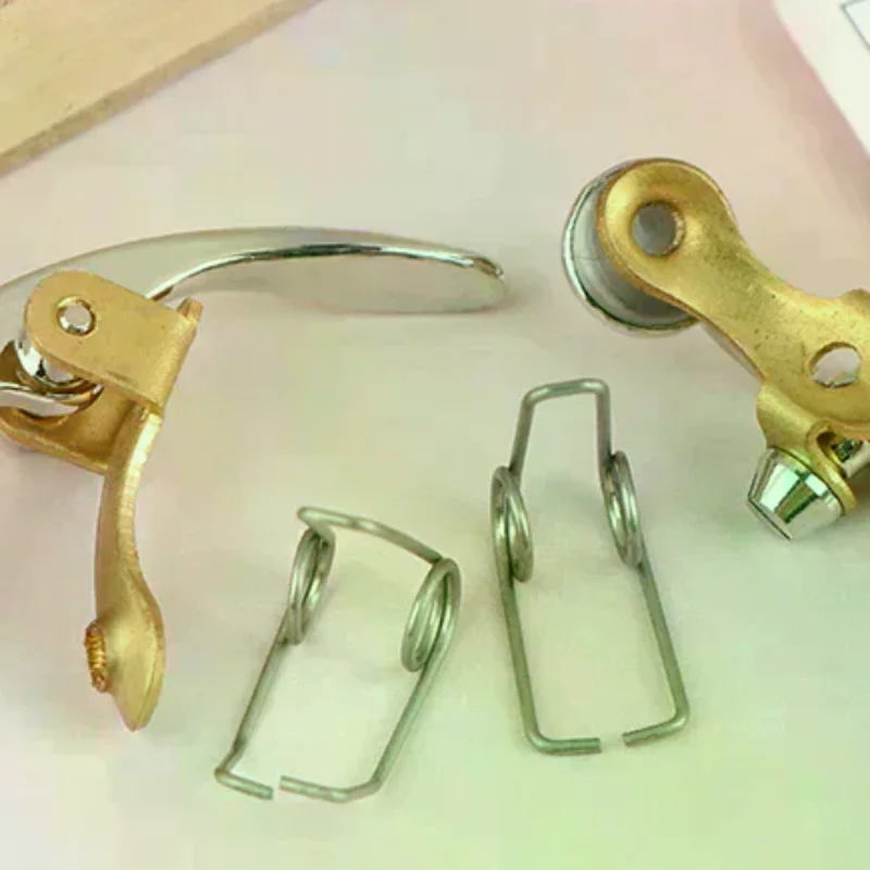 Metal Discharge Valves Key Portable Wear Resistant Water Key Spit Valve Spring For Trumpet Brass Instrument Replace Repair Parts