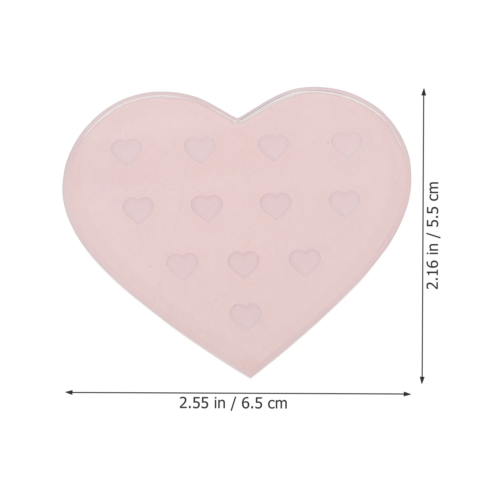 

Glass Glue Plates for Eyelash Grafting Professional Grade Heart Shaped Eyelash Extension Gasket Delay Plates Salon Supply