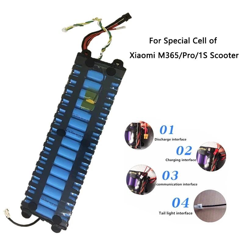 

Новый оригинальный 36 В 7800 мАч 10S3P 18650 литий-ионный аккумулятор для скутера Xiaomi M365/Pro/1S