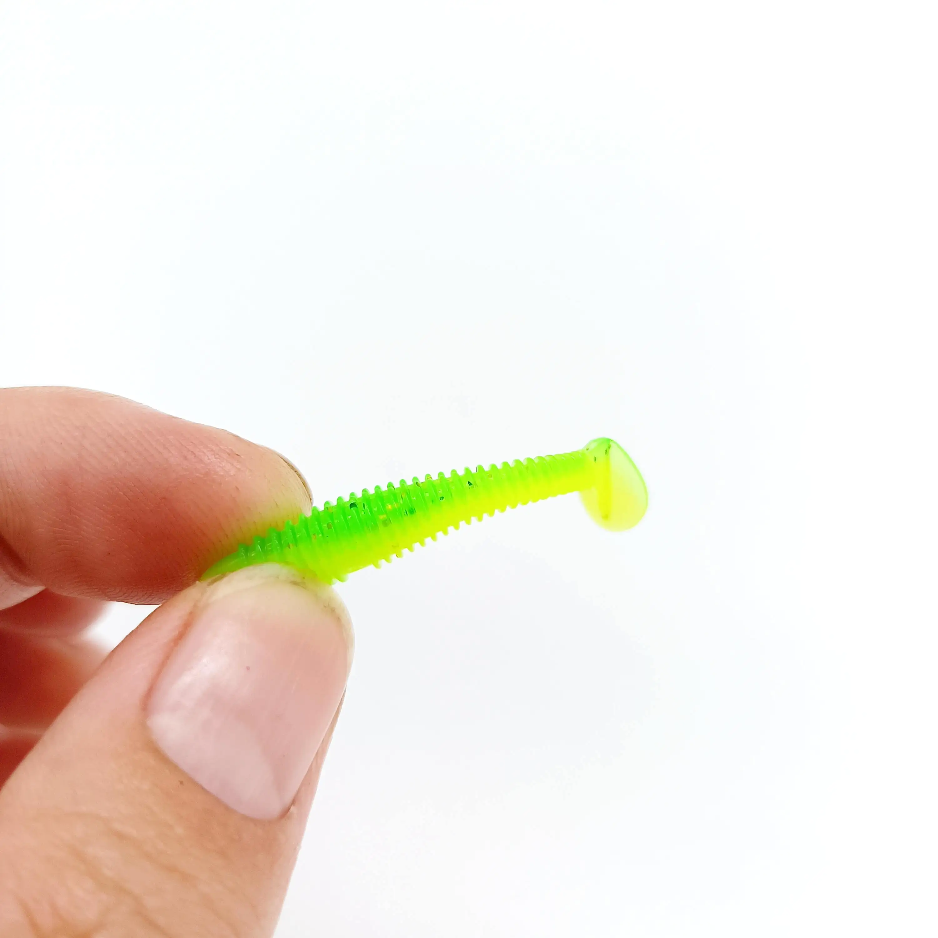 Duoduoyu 10pcs mini weicher fisch köder 0,37g/3,5 cm kleiner tetail wurm köder wobbler isca pesca karpfen künstlicher köder fisch gerät – Detail 11