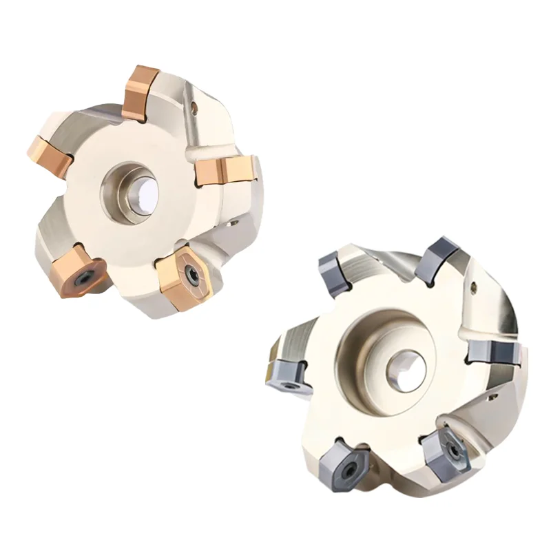 NC45HX0906 Face Milling Cutter Head 45 Degree Fast Feed Milling Cutter Disc For Insert HNMU0906 Double Sided 12 Flutes CNC Tool