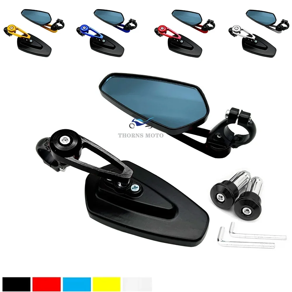 

For HONDA CB750 CB 750 HORNET 2023 7/8"22MM Motorcycle Handlebar End Rearview Mirrors YZFR1 YZFR3 YZFR6 YZFR15