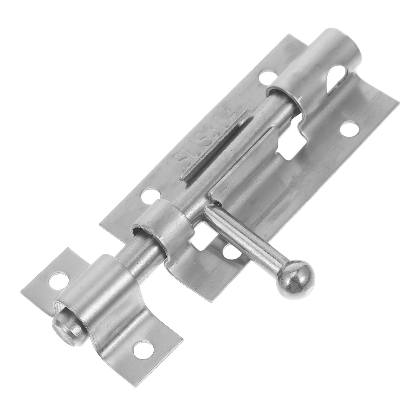 

4 Inches Stainless Steel Pin Bolts Door Buckle Latch Lock for Cage Skateboard Front Heavy Duty Bolt Screws Fixing Easy Install