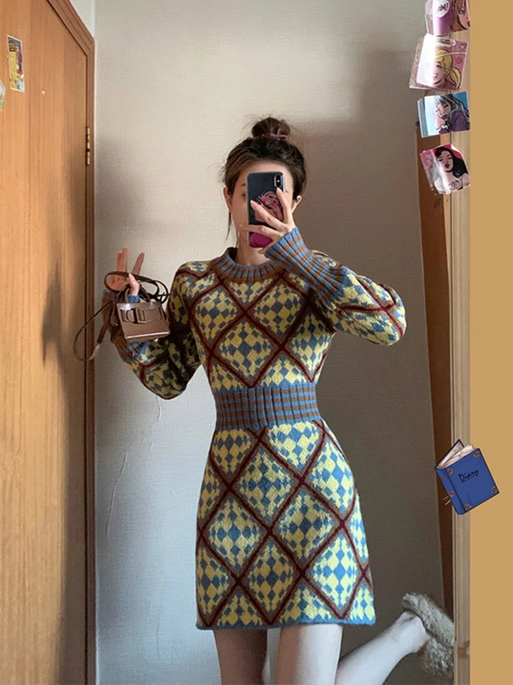 Feminino de malha Dr Thiened outono inverno cintura alta camada base de emagrecimento desgaste interno Sli Commute Sle Long Sve A-L...