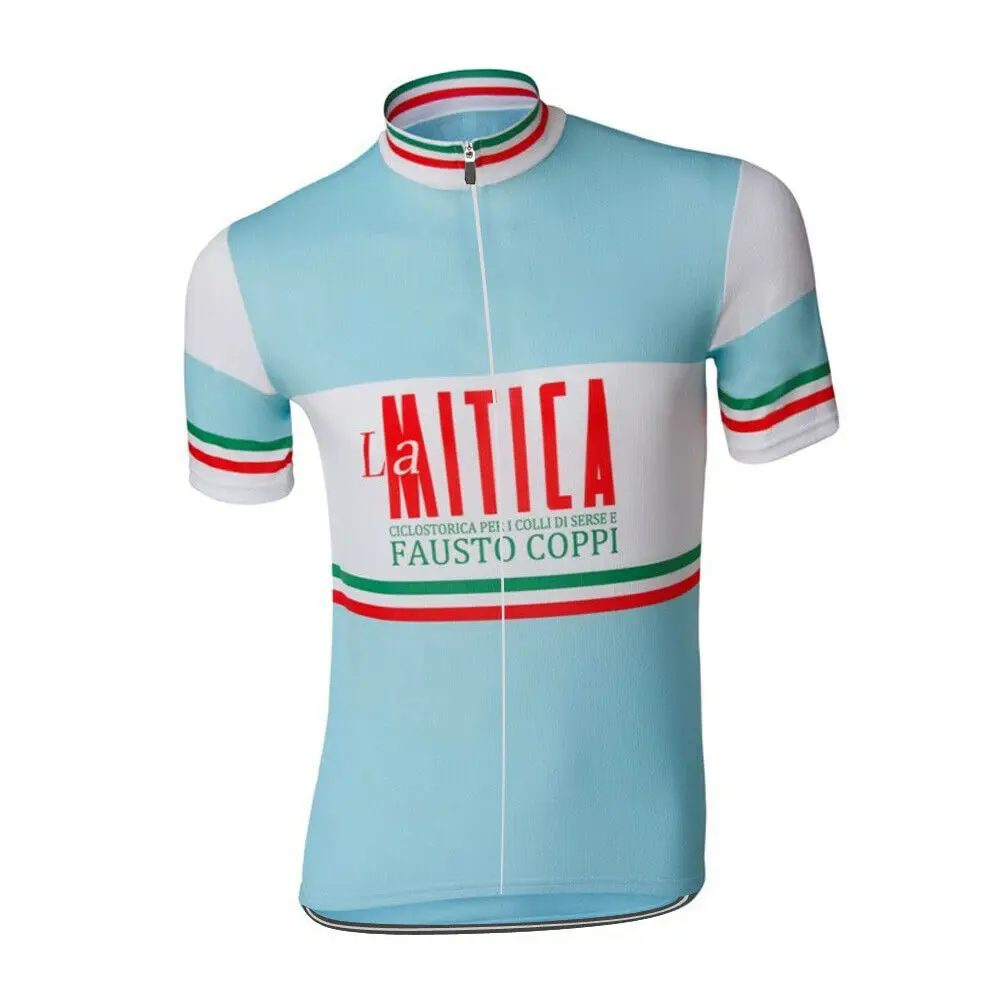 Summer La Mitica cycling jersey Fausto Coppi abbigliamento da ciclismo maglie da bicicletta da montagna camicie da bici da strada MTB top abbigliamento Maillot