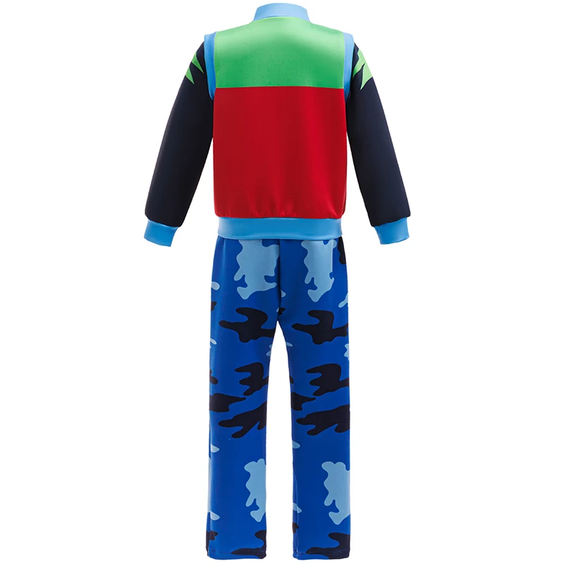 New Cartoon Children Dog Leader Sets Print Coat With Pants 2pcs For Boys Halloween Kids Carnival Birthday Party Festival Outfits