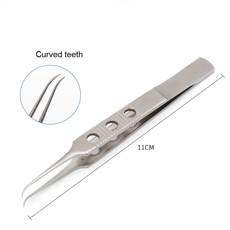 11cm Capsulorhexis 11cm Capsulorhexis Forceps Tissue Forceps  Tissue Forceps Surgical Forceps for Ophthalmic Surgical Instrument