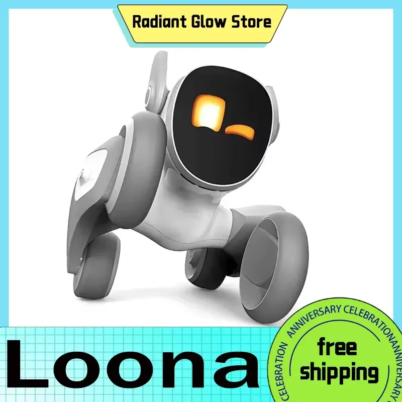 

Loona Luna Robot Dog Interaction Virtual Pets Intelligent Emotional Ai Puzzle Electronic Accompany Pet Desktop Companion Robot