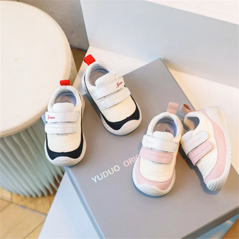 2024 New Spring Baby Shoes Breathable Toddler Children Casual Shoes Soft Sole Little Boys Outdoor Tennis Fashion Girls Sneakers