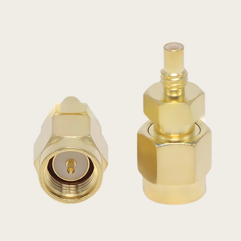 

1pcs/ SMA to SSMC Adapter Male plug & Female jack RF Coaxial Converter Straight New Brass