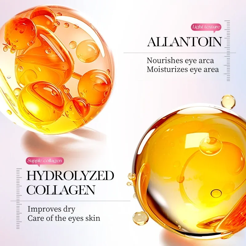 80 Pieces Niacinamide Collagen Eye Masks Anti-Puffiness Wrinkle Moisturizing Anti-Aging Nourishing Eye Patches for Beauty