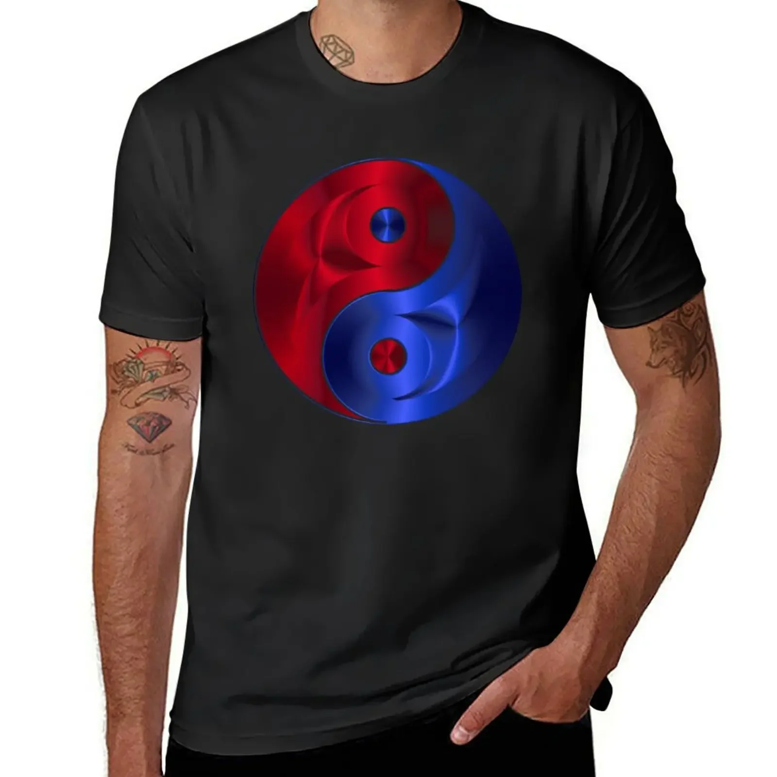 Ruby, Saphire Ying Yang T-Shirt cute tops street wear heavyweights graphics t shirts for men pack