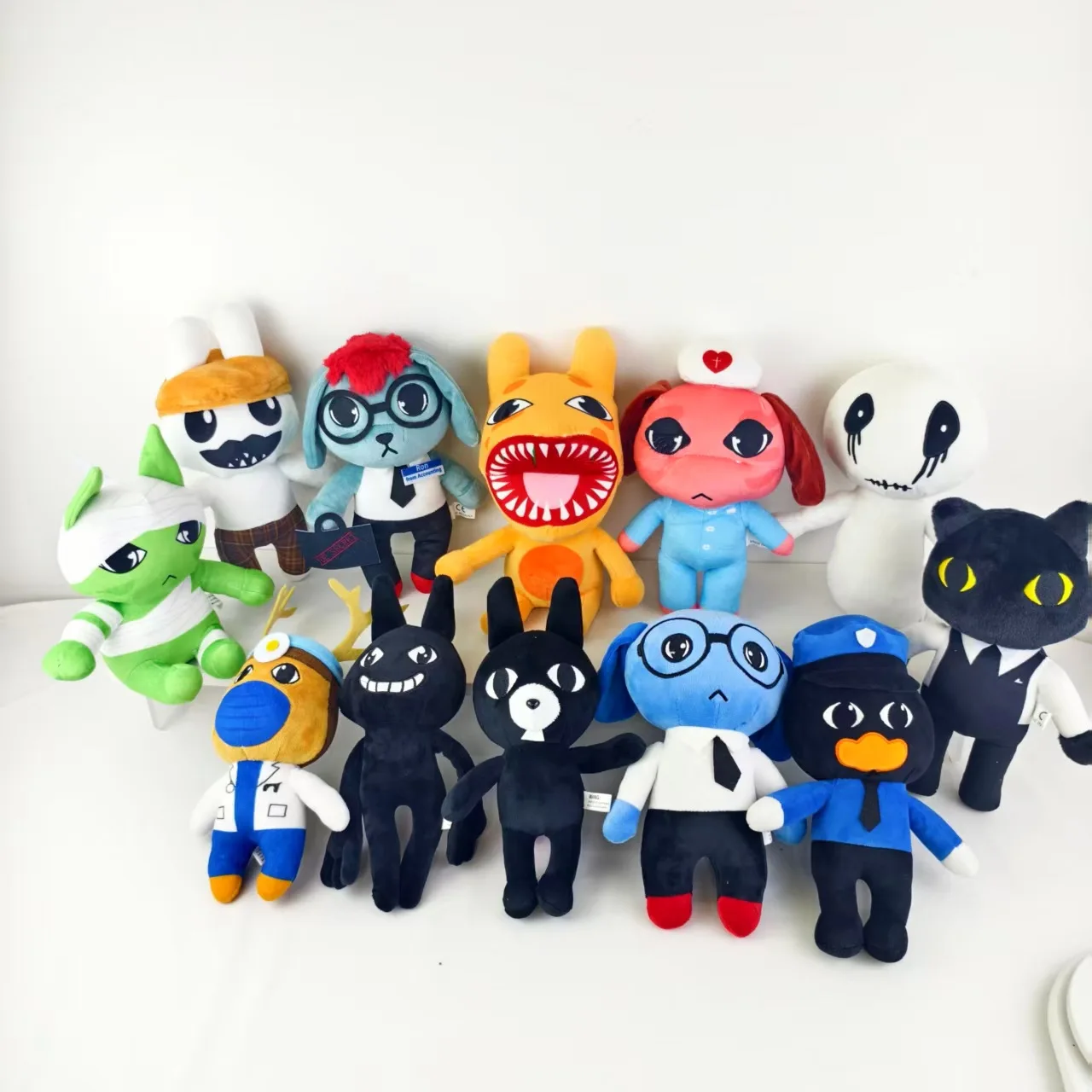 Nouveauté : Jouet en peluche Animal Hospital, thème jeu d'horreur, avec chats, chiens, pingouins, lapins, pour accessoires et cadeaux d'anniversaire